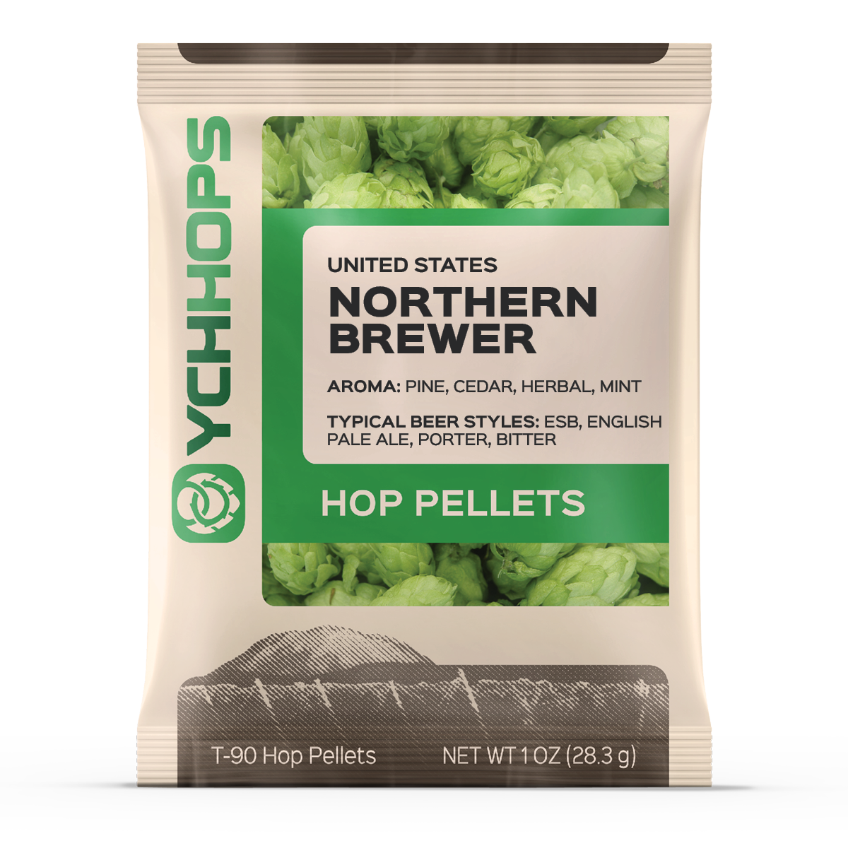 1 Oz German Northern Brewer Hop Pellets Alpha Acid 6 to 10 AAU Bader